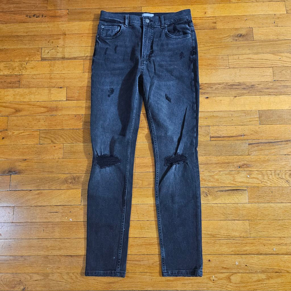 Boyish Black High Rise Skinny Jeans Size 27